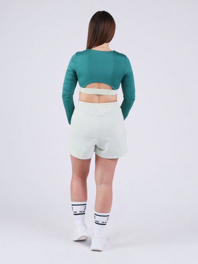 Sports set Long-sleeved Top  + Shorts LADY UPPERCUT