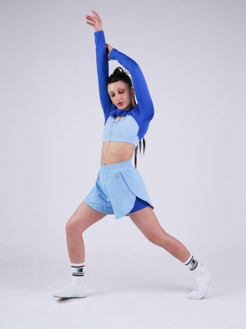 Sports set Long-sleeved Top  + Shorts LADY UPPERCUT
