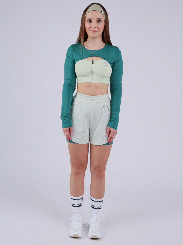 Sports set Long-sleeved Top  + Shorts LADY UPPERCUT