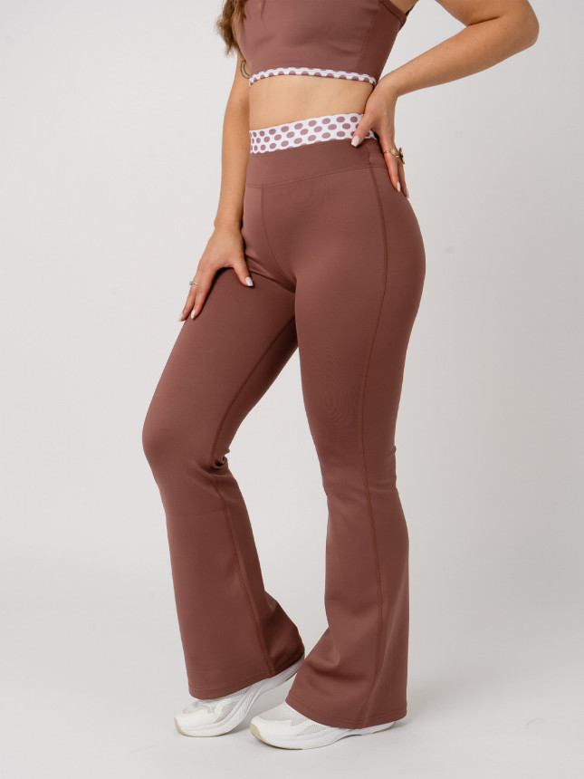 Flare Leggings POLKA