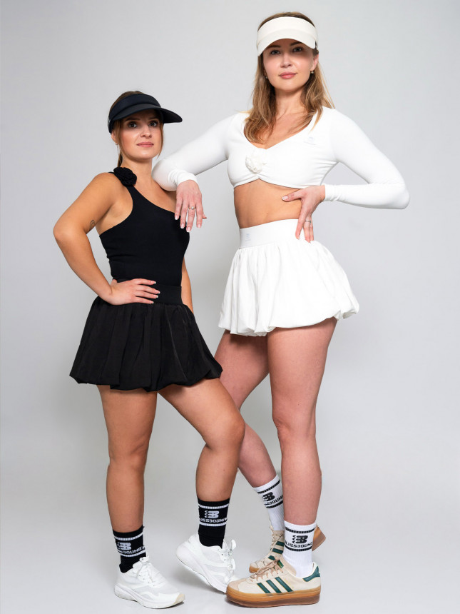 Sports set top + skirt ROSE MOTION