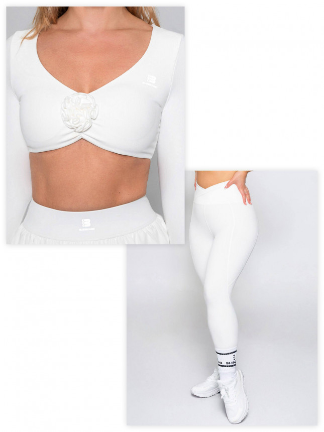 Sports set Longs-sleeve top + Leggings ROSE MOTION